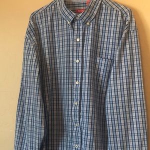 IZOD button down plaid shirt